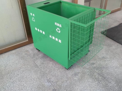 献县瑞达邮局快递包裹废弃物回收箱厂家定制图3